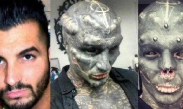 Anthony Loffredo: Piercings y tatuajes para la transformación del "Hombre Alien"