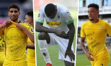 La Liga alemana de futbol sancionaría a los deportistas que homenajean a George Floyd