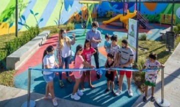 San Fernando: Juan Andreotti inauguró la nueva Plaza del Barrio San Jorge
