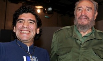 Señales del destino: Diego Maradona murió el mismo día que Fidel Castro