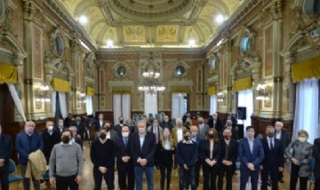 El presidente de la UNLP participó de la reunión convocada por el gobernador Axel Kicillof