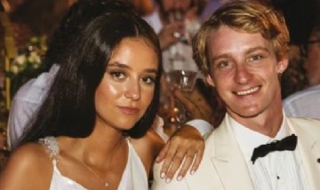 Baltazhar Gravier, el hijo de Valeria Mazza, se divirtió en Marbella con la sobrina del Rey de España