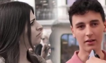 ¡Qué sorpresa! un joven confirmó que dejaría a su novia por 10 millones de euros frente a ella