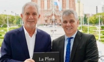 Guillermo Britos pidió un nuevo Pacto Fiscal tras reunirse con  Alak y encabezó actividades con Villarruel