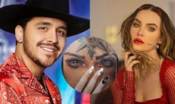 Ex de Belinda reveló presiones de la cantante para tatuarse como lo hizo Christian Nodal