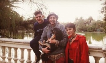 Laucha con sus amigos y su perrito, Parque Independencia