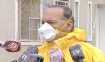 Sergio Berni habló sobre el coronavirus y lo comparó con una bomba nuclear