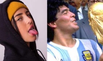 Nicki Nicole confesó no ser fanática de Maradona y lo describió como maltratador