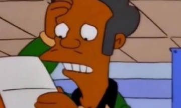 Nuevos problemas para el personaje de Apu de la serie "Los Simpson"