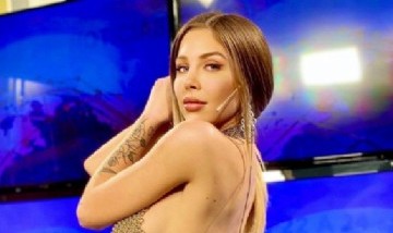 ¡Un fuego! Romina Malaspina posó de espaldas para mostrar su tatuaje de Ave Fénix y encendió las redes
