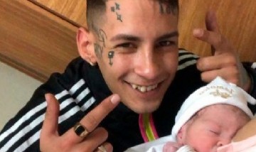 Nació Jamaica Valenzuela, la hija de L-Gante y Tamara Báez: mirá las fotos