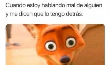 No hay que hablar mal de la gente