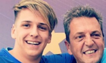Así está Toto Massa, el hijo de 17 años de Sergio Massa y Malena Galmarini
