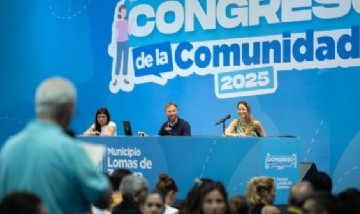 Otermín encabezó el Congreso de la Comunidad en Lomas y llamó a construir la agenda de trabajo 2026