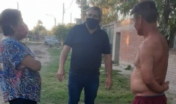 Javier Raffaellino realizó una extensa recorrida por el barrio 2 de Abril