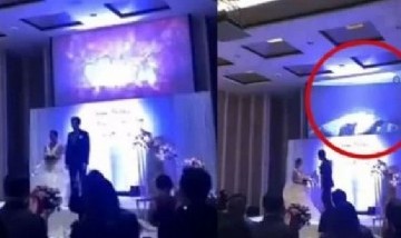 Encontró a su novia teniendo sexo con su cuñado, la grabó y proyectó el video en su casamiento