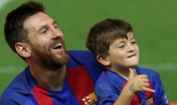 "Pichón de crack" El doblete de Thiago Messi en las inferiores del Barcelona