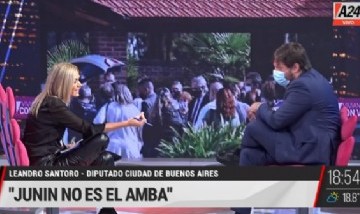 Leandro Santoro dejó sin palabras a Viviana Canosa en su propio programa y fue tendencia en las redes
