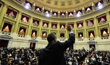 Massa asumió la presidencia de la Cámara de Diputados