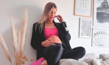Cande Ruggeri reunió a toda su familia para que conozcan a su bebé en una ecografía 5D