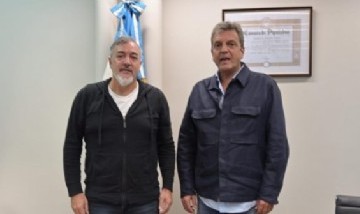 Aguiar se reunió con Sergio Massa y llamó a debatir la "nueva estatalidad"