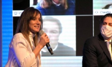 Malena Galmarini y Nicolás Trotta presentaron el sitio web educativo y cultural "Lo bueno del Agua"