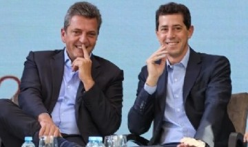 Humor en campaña, el divertido momento entre Sergio Massa y Wado de Pedro