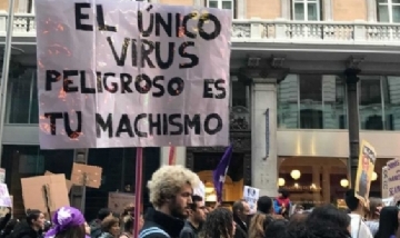Lanzan la campaña "barbijo feminista" para visibilizar los femicidios durante la cuarentena