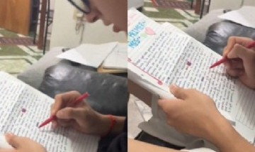 Insólito: le regaló una carta de amor a su novio y él se puso a corregirle la ortografía