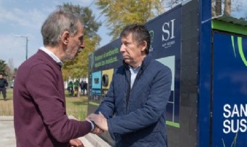 San Isidro: Posse inauguró otro Ecopunto para separar residuos en Boulogne