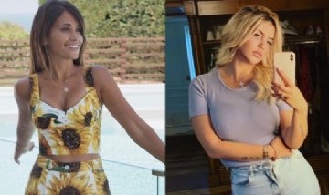 Wanda Nara comentó una foto de Antonela Roccuzzo y estallaron las redes