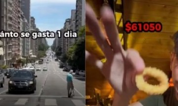 Un influencer de TikTok compartió lo que gastó en un día en Mar del Plata y se hizo viral