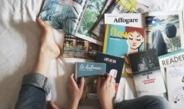 Una pareja decidió recrear la "famosa biblioteca ambulante".