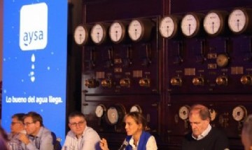 Malena Galmarini se reunió con legisladores para mostrarles los avances de las obras de AySA