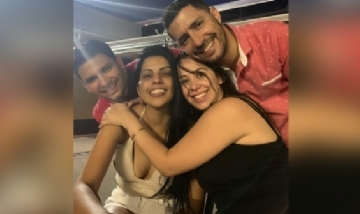 Ximena y sus amigos de previa por CABA, Buenos Aires.