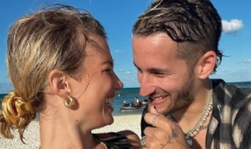 Tras los rumores de crisis, Stefi Roitman se reencontró con Ricky Montaner en Barcelona