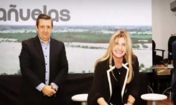 La intendenta Fassi firmó convenios para obras de agua potable y saneamiento