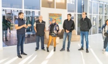 San Nicolás: Manuel y Santiago Passaglia recorrieron el Hospital de Zona Oeste