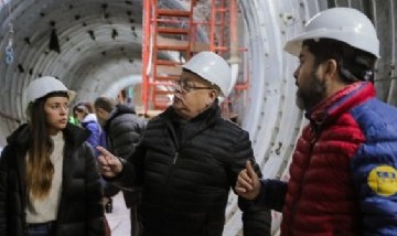 Macarena Posse visitó con alumnos de escuelas técnicas la obra del aliviador Alto Perú