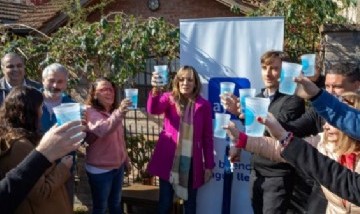 Galmarini y Ghi habilitaron una red de agua potable para 12.500 habitantes de Morón