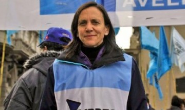 La piquetera Silvia Saravia presenta su candidatura a gobernadora de la provincia de Buenos Aires