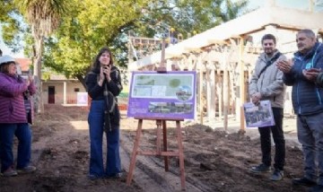Quilmes presentó los avances en la construcción del nuevo Centro de Gestión y Participación Ciudadana de Bernal
