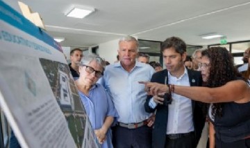 Kicillof inauguró el Polo Educativo Integral de El Pato junto al intendente Carlos Balor