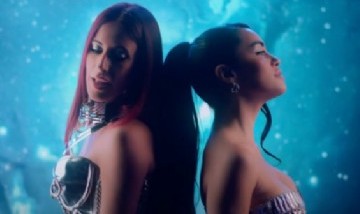 El llamativo look de Lali para lanzar "Nochentera", su nueva canción en colaboración con Vicco