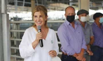 La intendenta de Cañuelas recibió a Martín Insaurralde
