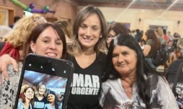 Malena Galmarini encabezó un masivo encuentro de Mujeres en Benavidez