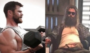 VENGADORES (ENDGAME) ¿Engordó Chris Hemsworth para el papel de Thor o es una prótesis?
