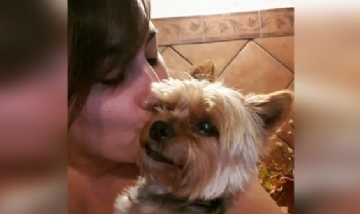 Mari y su hijo perruno!, Tierra del Fuego.