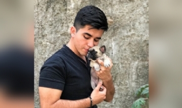 Efrain y su pequeño amigo Darko desde Santiago del Estero.