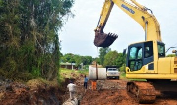 Posadas: con obras hidráulicas, avanzan en soluciones para la Chacra 141